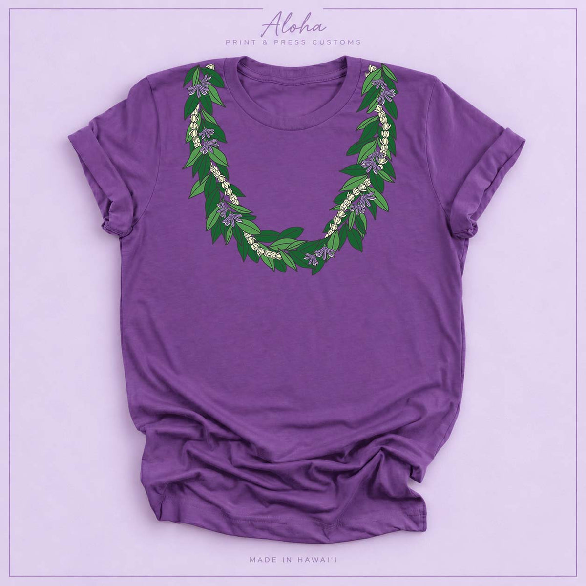 Maile Puakenikeni Pikake Lei T-Shirt – Hawaiian Lei Tee