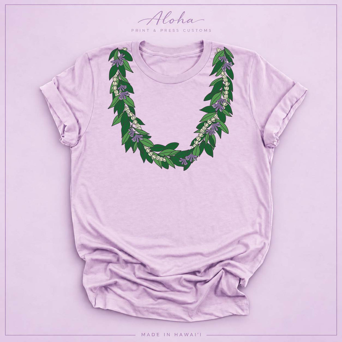 Maile Puakenikeni Pikake Lei T-Shirt – Hawaiian Lei Tee